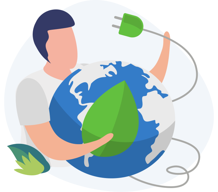 Illustration un site accessible et plus respectueux de l'environnement