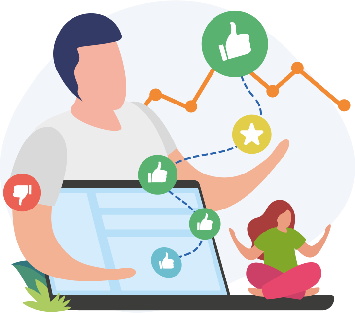 Illustration donner envie et confiance à ses prospects