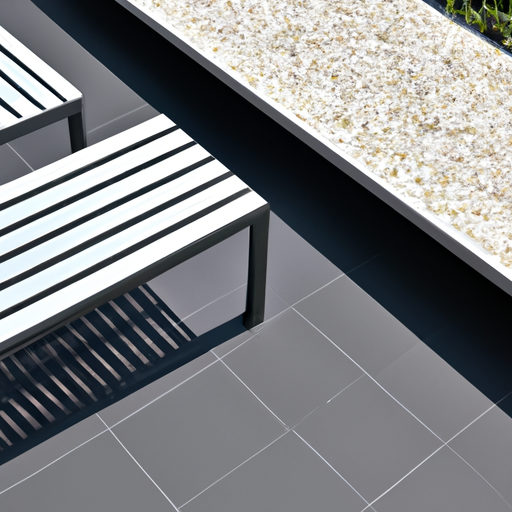 Terrasse modernisée avec un carrelage extérieur innovant