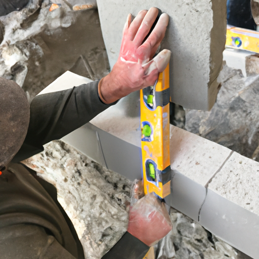 Travaux de maçonnerie personnalisés en cours