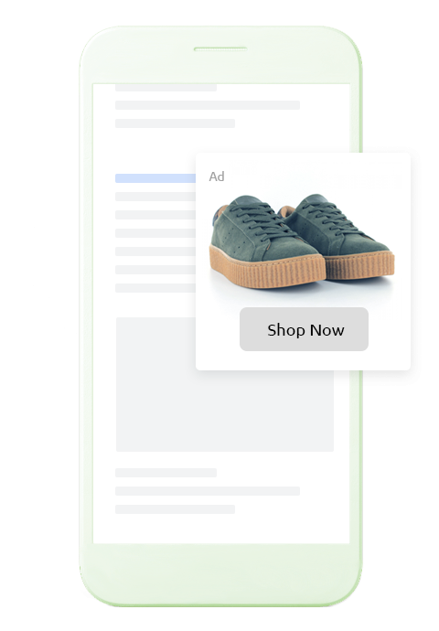 Example remarketing ads